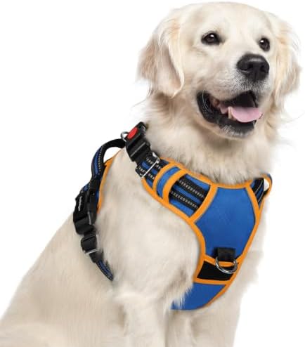 rabbitgoo Dog Harness for Large, No Pull 3 Buckles Easy On & Off by rabbitgoo