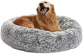 Bedfolks Calming Fluffy Donut Dog Bed by Bedfolks