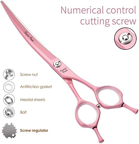 6.5" Professional Thinning Dog Grooming Scissors, Japanese 440C Stainless Steel - Image 5