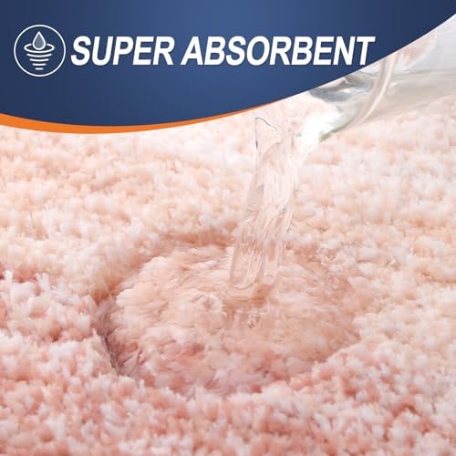 OLANLY Bathroom Runner Rug 40x20, Extra Soft Absorbent Microfiber Bath Rugs - Image 4