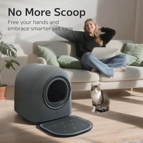ABRCT L2 Automatic Self Cleaning Litter Box Smart Robot Odor Control Litter Box - Image 2