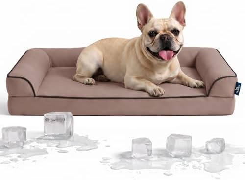 Cooling Dog Bed for Small, Medium Dogs & Cats by blunique