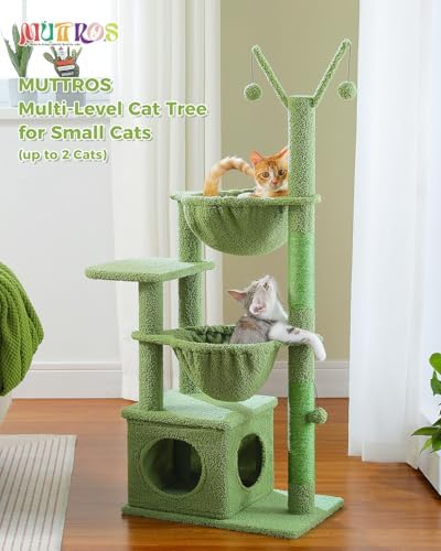 MUTTROS Cactus Cat Tree, 47.6" Cat Tower - Image 2