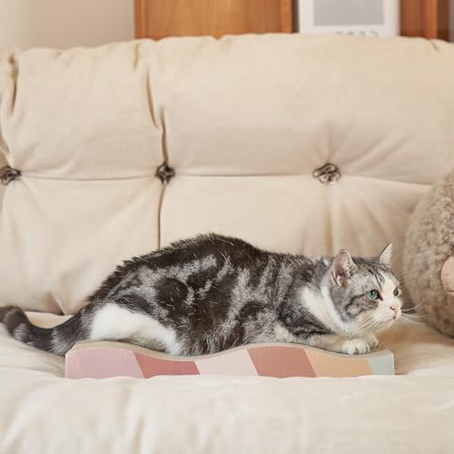 SIDAZON Cat Scratching Board cat Scratcher Cat Scratch Pad Cardboard cat - Image 7
