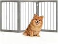 Giantex Freestanding Foldable Dog Gate Indoor by Giantex