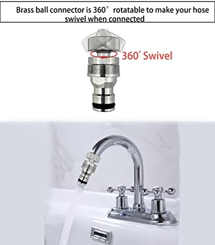 G-Sunny Quick-Connect Sink Faucet Sprayer Kit, Sink Hose Sprayer Accessories - Image 4