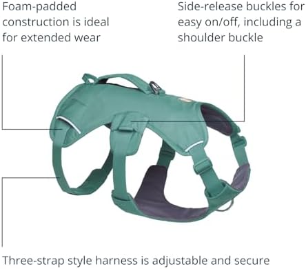 Ruffwear, Web Master Dog Body Harness, River Rock Green - Image 5