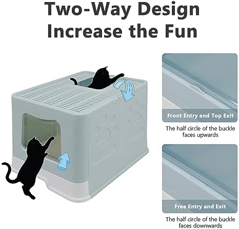 XL Foldable Cat Litter Box - Image 3