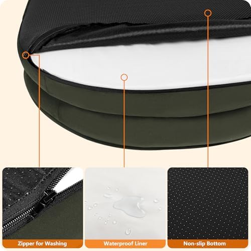 Dwanton Orthopedic Waterproof X-Large Dog Bed Sofa, Gel Memory Foam - Image 6