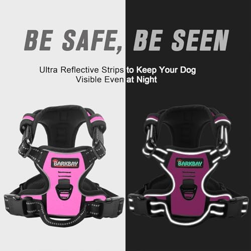 BARKBAY Dog Harness No Pull for Small Sized Dog Front Back Clips, Dog Vest - Image 5