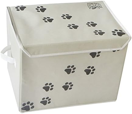Feline Ruff Large Dog Toys Storage Box. 16" x 12" inch Pet Toy Storage Basket by Feline+Ruff