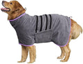 Dog Bathrobe Towel Dog Drying Coat Microfiber Absorbent Fast Drying Robes by HhiMyOct