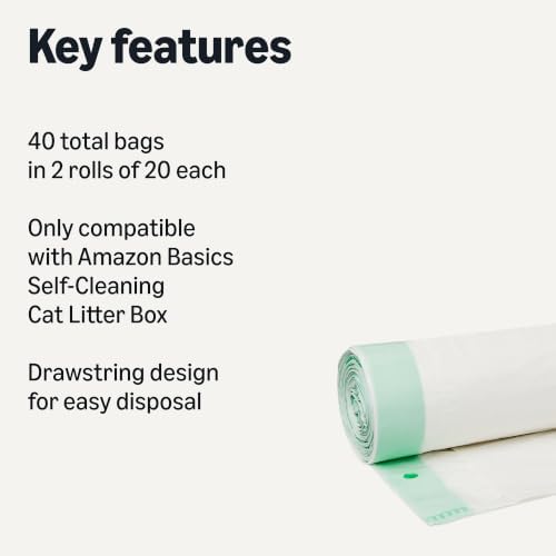 Amazon Basics Self-Cleaning Cat Litter Box Refill Liners - Image 2