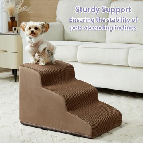 LEXTRO Dog Stairs for Small Dogs, 2-Steps Dog Ramp for Couch, Pet Stairs - Image 2