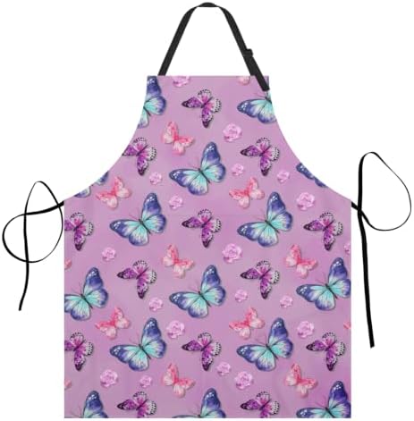 Art Apron with Pocket for Women Men by DZGlobal