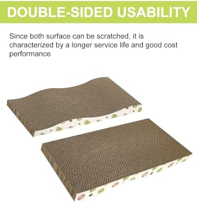 TIMHAKA Cat Scratching Board, Corrugate Cat Scratcher - Image 3