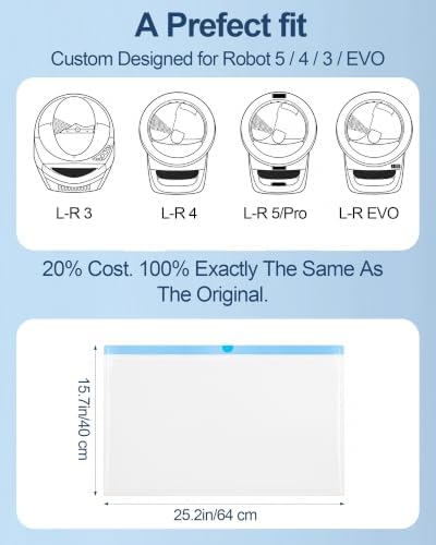 45 Count Automatic Litter Box Liners Compatible - Image 2