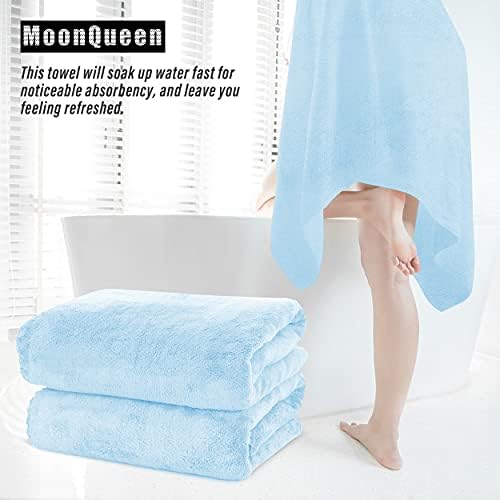 MOONQUEEN 6 Pack Premium Bath Towel Set - Image 7