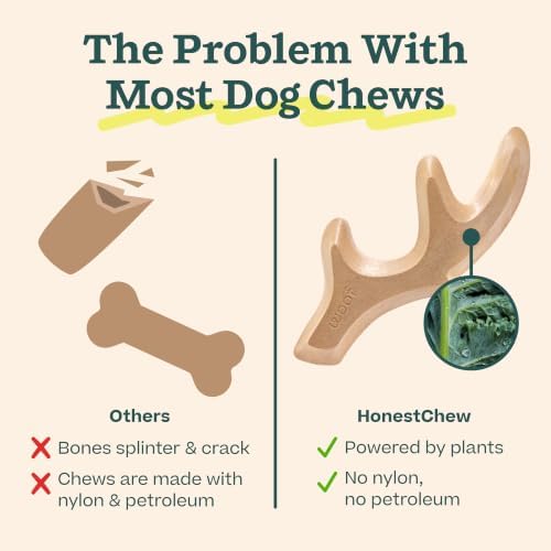 WOOF HonestChew Antler Dog Chew Toy - Image 2