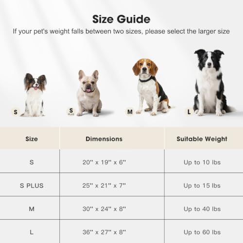 MIXJOY Dog Beds for Small Dogs Cats, Washable Dog Bed - Image 5