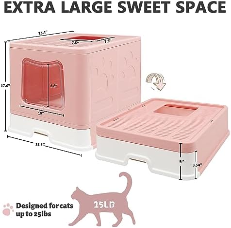 XL Foldable Cat Litter Box - Image 2