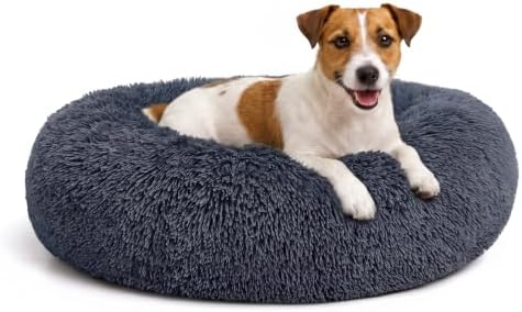MIXJOY Orthopedic Dog Bed Comfortable Donut Cuddler Round Pet Beds Ultra Soft by MIXJOY