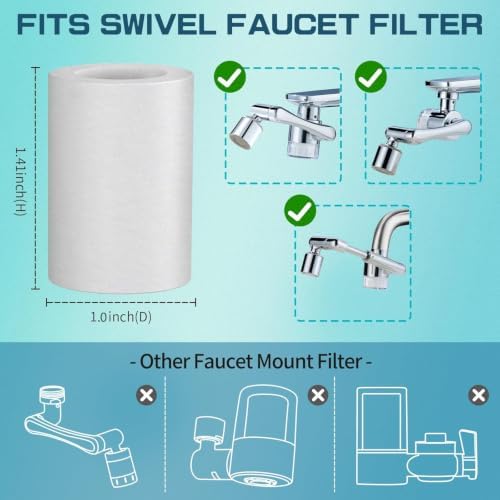 8pcs White Filter Element Replacement - Image 2