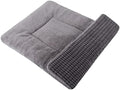 Reversible Dog Bed Mat with Plush and Corn Velvet, Soft Warm Pet Cushion by Vetasac