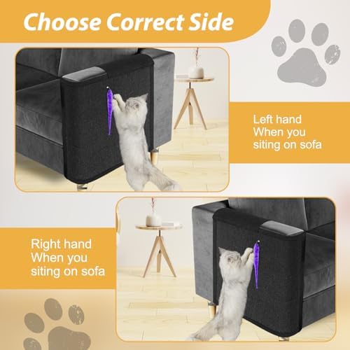 Cat Scratch Couch Protector, Cat Scratch Sofa Armrest Cover - Image 5