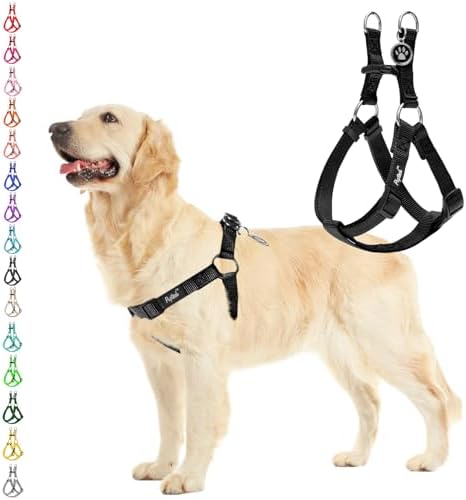 PUPTECK No Pull Dog Harness Medium Sized Step-in Adjustable Puppy Vest by PUPTECK