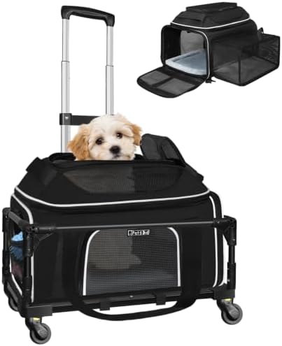 Petskd Top & Side Expandable Small Pet Carrier by Petskd