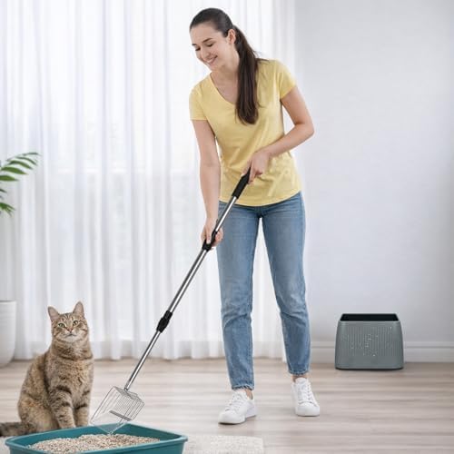 XBX Long Handle Cat Litter Scoop - Image 2