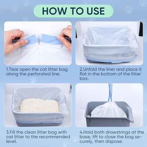 60 Ct Cat Litter Box Liners Compatible - Image 6