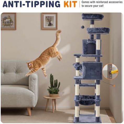 Sweetcrispy 71 Inch Cat Tree Tower - Image 6