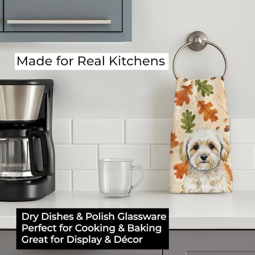Caroline's Treasures Maltipoo Dogs Kitchen Towel 15x25 in - Image 3