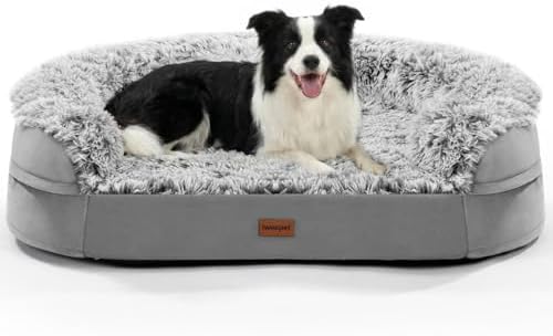 iweepet Fluffy Calming Orthopedic Dog Beds by iweepet