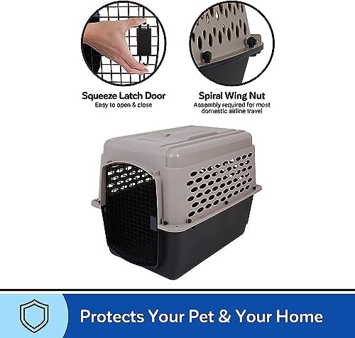 Petmate Vari Dog Kennel, Taupe and Black - Image 5