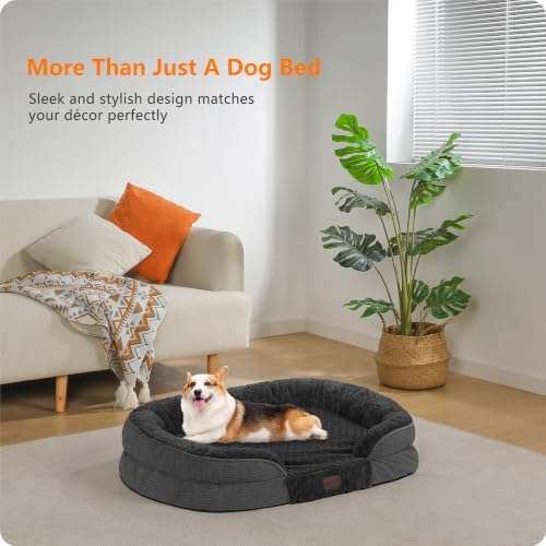 Dwanton Orthopedic Waterproof Medium Dog Bed Sofa, Gel Memory Foam - Image 2