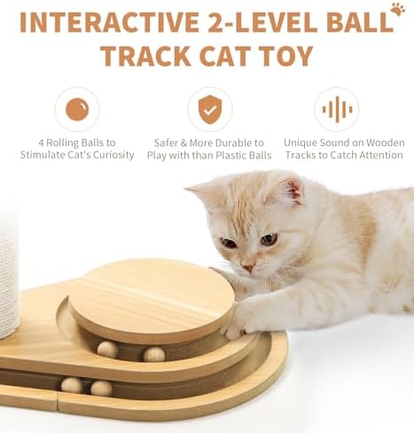 Made4Pets Cat Scratching Post for Indoor Cats - Image 3
