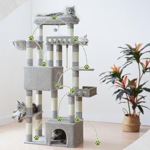 Gitelsnour Maine Coon Cat Tree, Heavy Duty Cat Tower - Image 6
