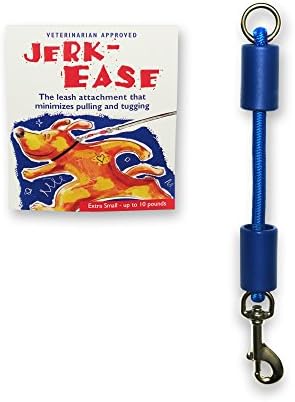 BUNGEE DOG LEASH EXTENSION – Patented Shock Absorber Attachment Protects You by Jerk-Ease