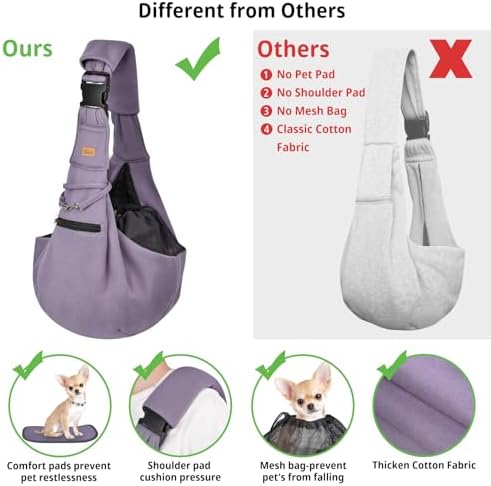CUBY Adjustable Dog Cat Sling Carrier - Image 2