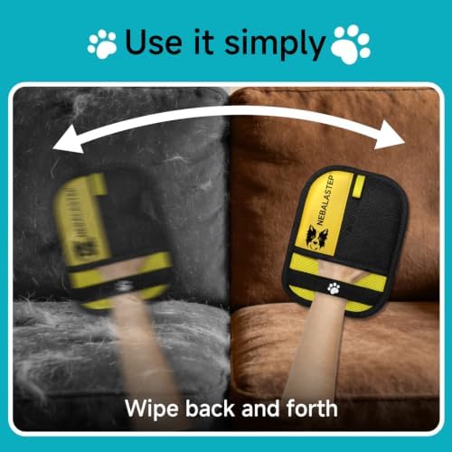 Pet Hair Remover Gloves Brush for Dogs & Cats, Electrostatic Reusable Pet Hair - Image 2