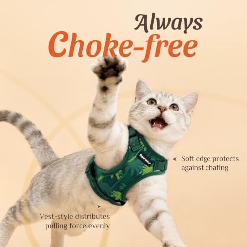 Dooradar Cat Harness and Leash Set, Adjustable and Escape Proof - Image 2