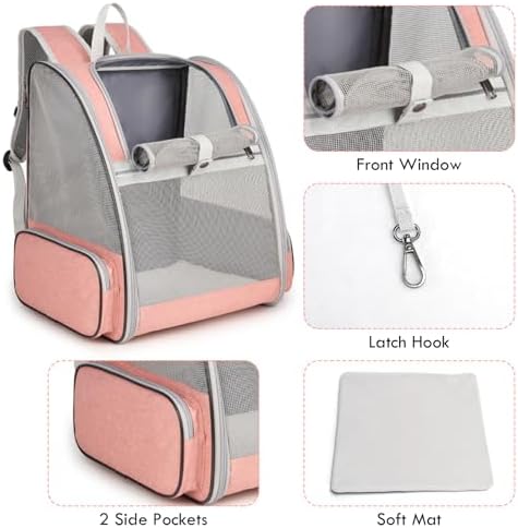 Cat Backpack Carrier, Small Dog Carrier Backpack - Image 2