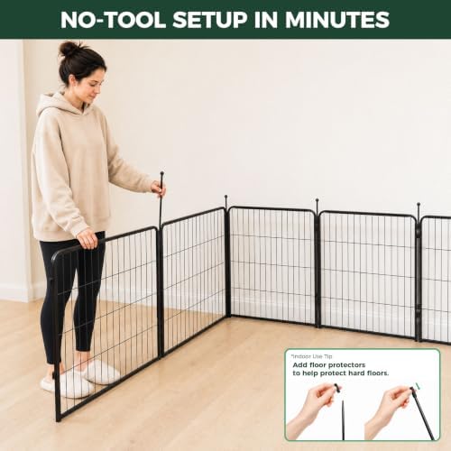 FXW Rollick Dog Playpen, Yard & RV Camping, 8 Panels - Image 3