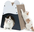 FUKUMARU Cardboard Cat Scratcher, 19.5 Inch Cat Scratching House Indoor by FUKUMARU