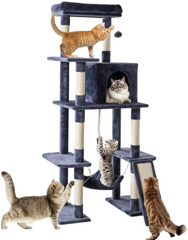Sweetcrispy 63 Inch Cat Tree Tower by Sweetcrispy
