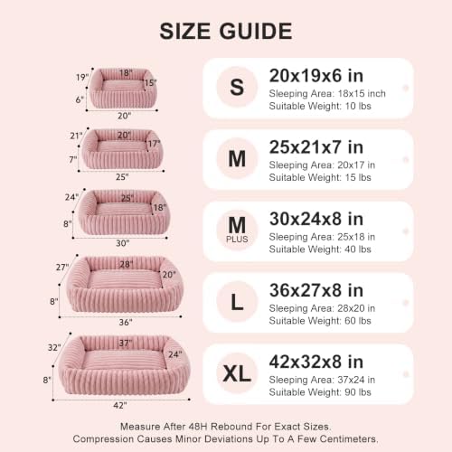 FURTIME Dog Bed for Small Dogs, Washable Orthopedic Dog Bed - Image 5