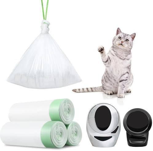 45 Count Automatic Litter Box Bags Liners by KropBom